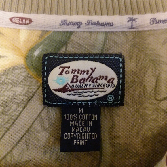Tommy Bahama Hawaiian polo shirt - Picture 3 of 3